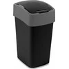 Šiukšliadėžė Curver Flip Bin, 25L, Juodai-sidabrinė, 229415