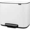 Brabantia Šiukšlių dėžė su pedalu, Bo 11+23L - Baltas