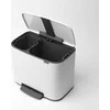 Brabantia Šiukšlių dėžė su pedalu, Bo 11+23L - Baltas