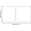 Skaidrus brezentas su kilpomis 3x8 m PVC