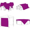 Skaidrus brezentas su ąselėmis 5x6 m polietilenas