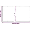 Skaidrus brezentas su kilpomis 3x6 m PVC