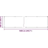 Skaidrus brezentas su ąselėmis 1x10 m PVC