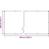 Skaidrus brezentas su kilpomis 2x5 m PVC