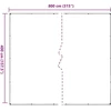 Skaidrus brezentas su ąselėmis 4x8 m PVC