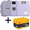 Skaitmeninis fotoaparatas keine Marke Kodak EC35 Film Camera Lavender + Kodak Ultra Max 24 Exp (RK0711)