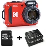 Skaitmeninis fotoaparatas Kodak WPZ2 Raudona special pack