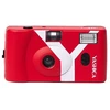 Skaitmeninis fotoaparatas Yashica Yashica MF1 rinkinys, raudonas