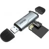 Atminties kortelė Skaitytuvas Unitek SD/Micro SD USB-A 5Gbps/USB-C pilka (R1010A)
