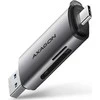 AXAGON CRE-SAC išorinis USB 3.2 Gen1 Type-C+Type-A 2 lizdų SD / Micro SD