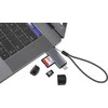 Skaitytuvas Conceptronic CONCEPTRONIC kortelių skaitytuvas USB-C/USB-A -> Micro SD/TF sw