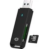 Skaitytuvas Conceptronic CONCEPTRONIC SD+MicroSD Card Reader USB 3.0 juodas