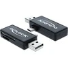 Skaitytuvas Delock USB 2.0/microUSB (91731)