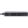 „Skaitytuvas InLine® USB 3.2 Multi Cardreader Hub“, SD/TF/MS/XD/CF, 3 prievadų USB-A, dvigubas