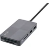 „Skaitytuvas InLine® USB 3.2 Multi Cardreader Hub“, SD/TF/MS/XD/CF, 3 prievadų USB-A, dvigubas