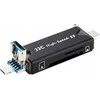 JJC Skaitytuvas Atminties kortelės 3.0 USB / Micro USB / USB-C TYPE-C prievadas Micro SD / SD kortelėms