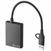 Atminties kortelių skaitytuvas - JJC CR CFB kortelių skaitytuvas USB 3.2 Gen2 Type C/USB A juodas