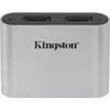 KINGSTON USB3.2 GEN1 WORKFLOW DVIEJŲ LANGŲ MICROSDHC/SDXC UHS-II KORTELĖS SKAITYtuvas