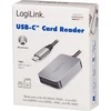 Skaitytuvas LogiLink LogiLink USB 3.0 Dual-Kartenleser USB-C/SD/Micro SD alu