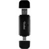 Skaitytuvas Rollei czytnik kart USB 3.0 Type-A/Type-C Juodas (25100)