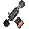 Skaitytuvas Rollei czytnik kart USB 3.0 Type-A/Type-C Juodas (25100)