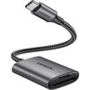 USB-C kortelių skaitytuvas, UGREEN CM401 (pilka)