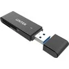 UNITEK Y-9327A kortelių skaitytuvas USB 3.2 Gen 1 (3.1 Gen 1) Type-A Juodas