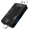 VAKOSS KORTELĖS SKAITYtuvas 6IN1 USB A / MICRO USB / USB C / SD / MICRO SD / USB TC-R425X