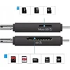 Skaitytuvas Zenwire SD kortelių skaitytuvas 5 viename „Micro USB“ atmintinė USB-C OTG