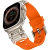 „Skinarma“ titano dirželis „Apple Watch Ultra“, 49 mm, oranžinis