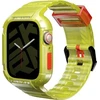 Skinarma apyrankė+Dėklas Saido 2in1 Apple Watch 45/44mm geltonos spalvos neon