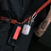Skinarma dėklas Axon Apple iPhone 16 Pro 6.3" magnetinis įkrovimo stovas su laikiklio rankena, šampano spalvos