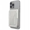 SKINARMA nešiojamoji baterija „Nexus Mecha“ su magnetiniu stovu, 5000 mAh, 20 W, PD USB-C, „MagSafe“, šviesiai pilka