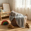 Skleplolki „Trusty Plush Toys“, didelis pliušinis žaislas, 3 viename pagalvė su antklode, pilkas hipopotamas (TR-K02)