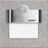 Skoff LED šviestuvas TANGO LED PIR 120st. Jutiklis Light 10V DC 1.0W IP20 6000 K šlifavimo judesio jutikliu MJ-TAN-K-W