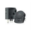 Skross Skross Alpha su europejską ładowarką USB Uniwersalny adapter kelioninis AC, cały świat