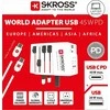 Skross MUV USB AC45PD + kabelis USB-C