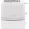 Skrudintuvas Gorenje Toaster | T850DPW | Number of slots 2 | Housing material Plastic | Baltas