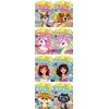 A4 spalvinimo puslapis Blizgučių magija. Princesės šunys. Tofi STICKERS SKRZAT 075809