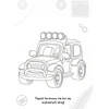 Skrzat Leidykla „Brzdšce“ spalvina „Transporto priemonės“ tamsoje. 78343