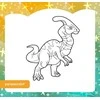 Skrzat Wydawnictwo Kolorow.su tattoo.FLUO Dinosaurs 77643