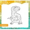 Skrzat Wydawnictwo Kolorow.su tattoo.FLUO Dinosaurs 77643