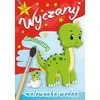 Skrzat Wydawnictwo Piešimo ant vandens knyga A4 Suburkite dinozaurus SKRZAT 154326