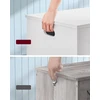 Vasagle Balta MDF skrynia
