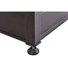 Beliani CAMPALTO sodo dėžė, metalinė, 123 cm, 60 cm, tamsiai ruda