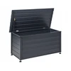 Beliani Garden Box CAMPALTO Metalinis 123 cm 60 cm Tamsiai kamuolys