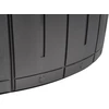 Beliani Sodo dėžė PRINOS 56 cm 56 cm Pilka