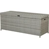 Beliani Sodo skrynia MODENA 158 cm 63 cm pilka