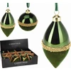 Skrzynkazdrewna ORNAMENT GLASS 8CM Žalias VELVET