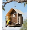 Skrzynkazdrewna Birdfy Feeder Metal V - karmnik dla ptaków su kamera